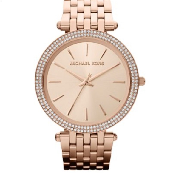 Michael Kors Accessories - MK3192 Darci rose gold watch w orig box & manual